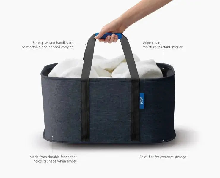 Joseph Joseph Hold-All Laundry Basket (Carbon Black)  Laundry Baskets & Bags