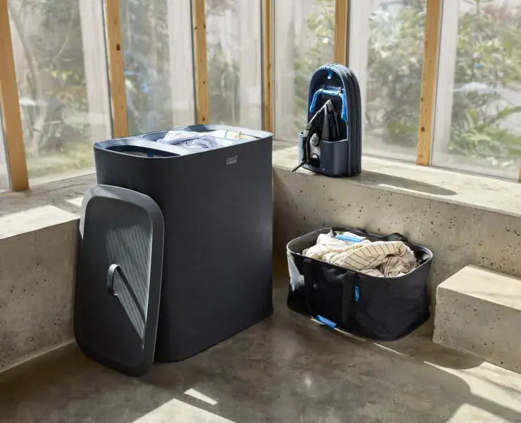 Joseph Joseph Hold-All Laundry Basket (Carbon Black)  Laundry Baskets & Bags
