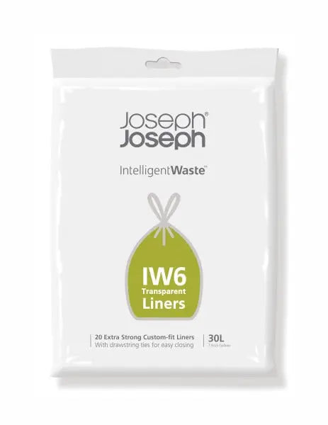 Joseph Joseph IW6 30L Clear Liners 20 Pack