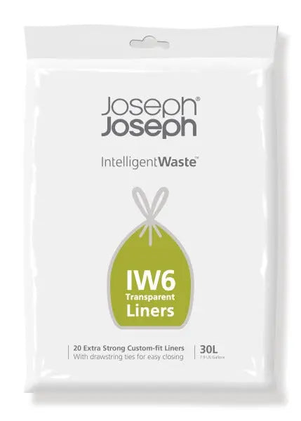 Joseph Joseph IW6 30L Clear Liners 20 Pack
