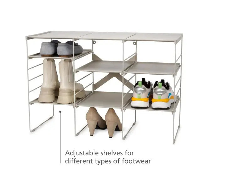 Joseph Joseph Level Plus Adjustable Shoe Rack - Triple