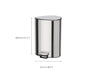 Joseph Joseph Luxe 5L Pedal Bin Stainless Steel  Rubbish Bins