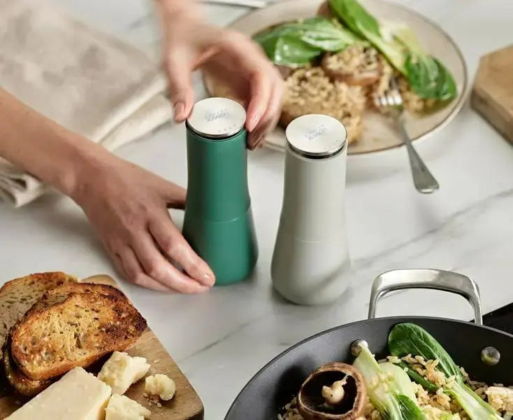 Joseph Joseph Milltop Salt&Pepper Set Editions (Sage)  Grinders & Mills