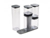 Joseph Joseph Podium 5-piece storage jar set with stand - Grey  Storage Set