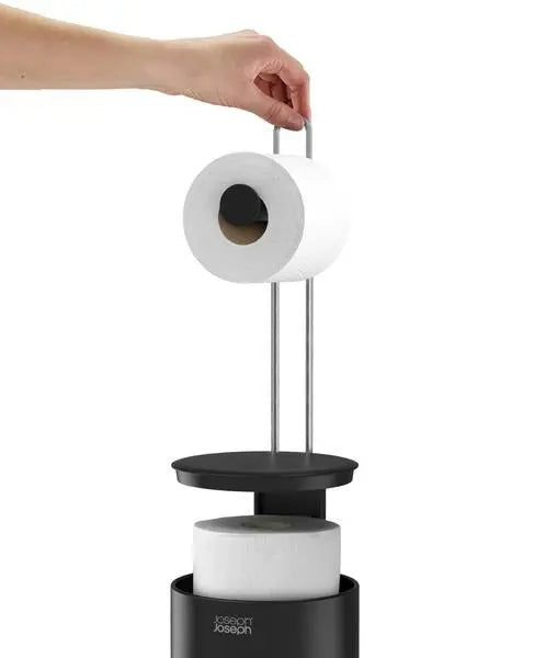 Joseph Joseph Roll Storage with Holder - Black