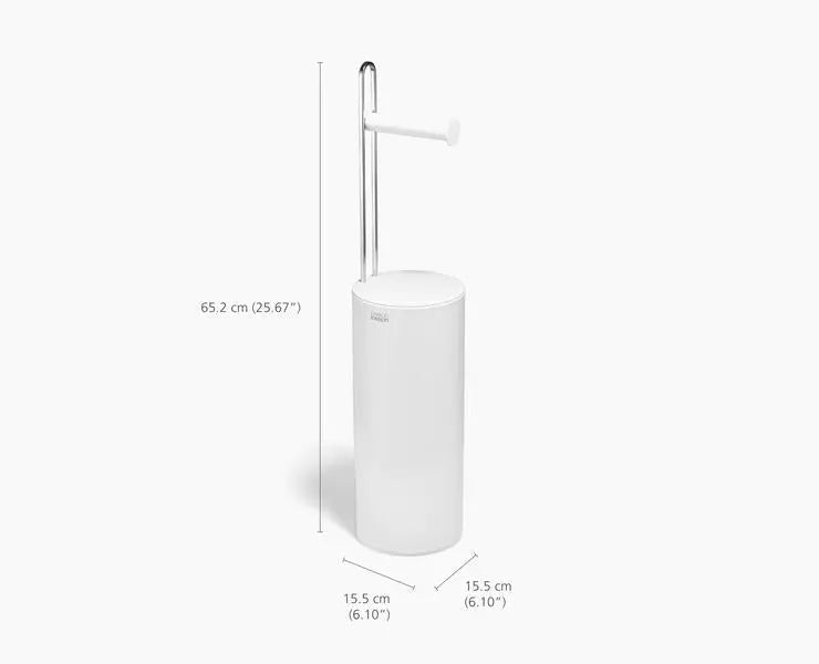 Joseph Joseph Roll Storage with Holder - White