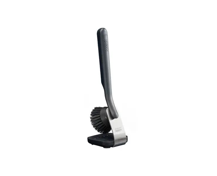 Joseph Joseph SinkTech Dish Brush with stainless-steel storage stand