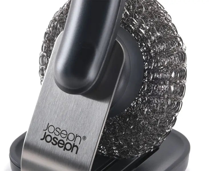 Joseph Joseph SinkTech Dish Brush with stainless-steel storage stand