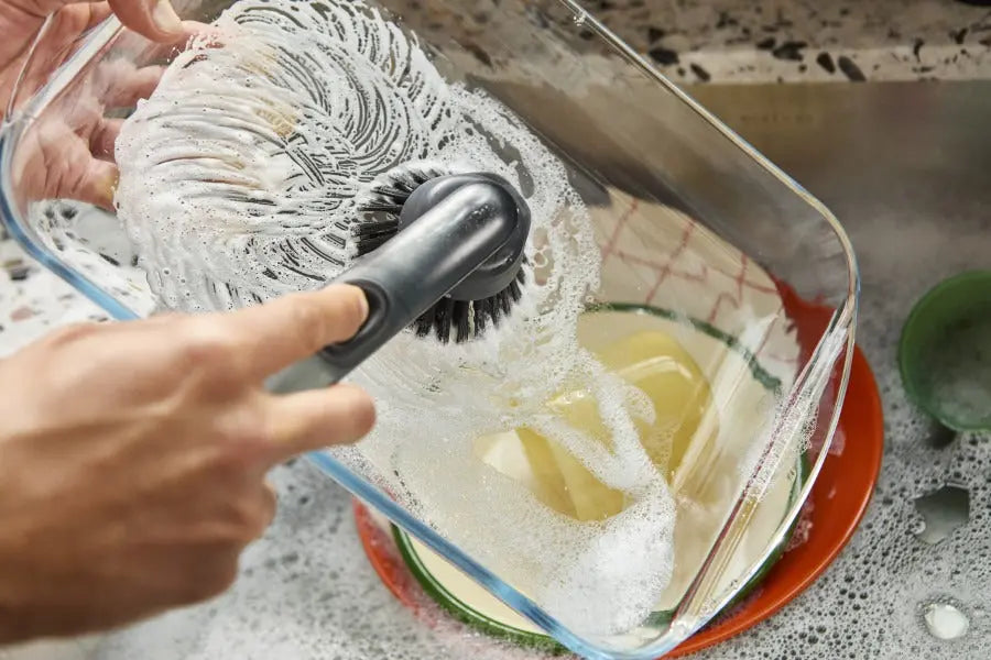 Joseph Joseph SinkTech Soap-Dispensing Dish Brush with Storage Stand