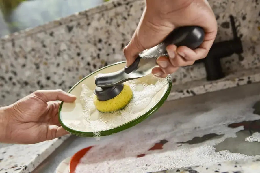 Joseph Joseph SinkTech Soap-dispensing dish brush with replacement head  Cleaning Supplies