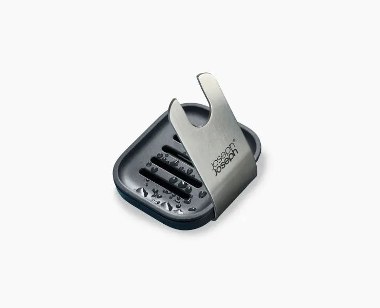 Joseph Joseph SinkTech Soap-dispensing palm brush with stainless-steel storage stand
