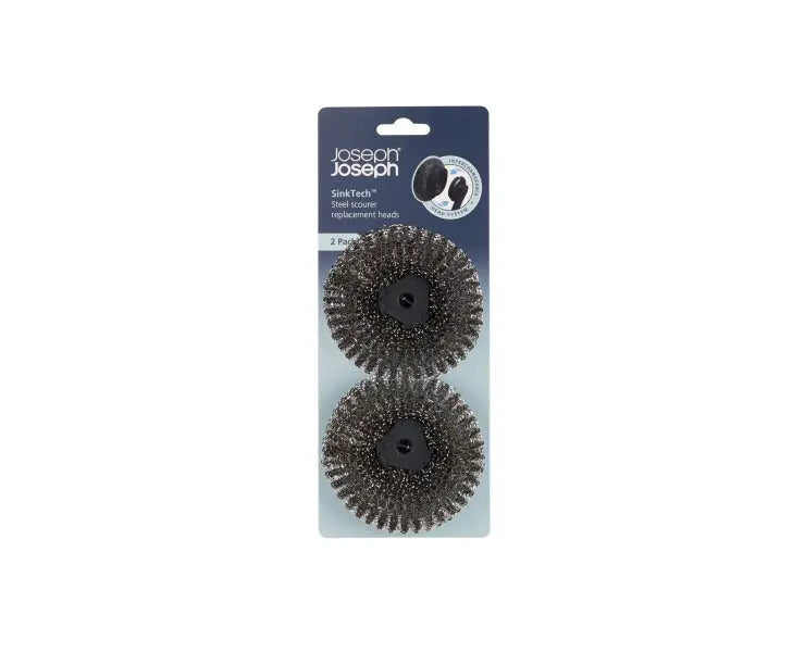 Joseph Joseph SinkTech Steel scourer replacement heads - Pack of 2