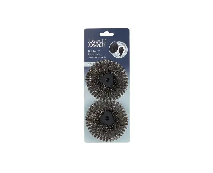 Joseph Joseph SinkTech Steel scourer replacement heads - Pack of 2  Cleaning Supplies