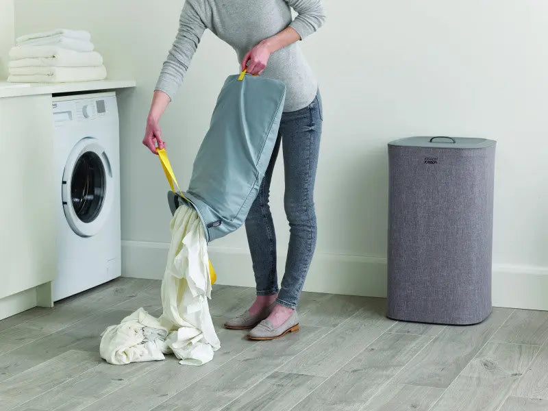 Joseph Joseph Tota 60-litre Laundry Separation Basket - Grey  Laundry Baskets