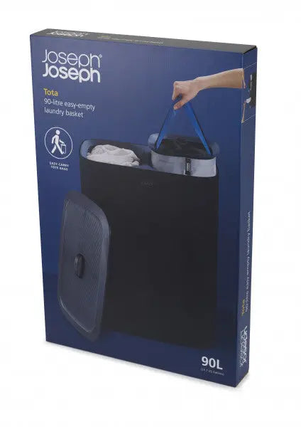 Joseph Joseph Tota 90-litre Laundry Separation Basket - Carbon Black  Laundry Baskets
