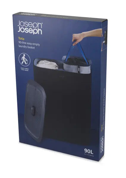 Joseph Joseph Tota 90L Laundry Separation Basket - Carbon Black  Laundry Baskets