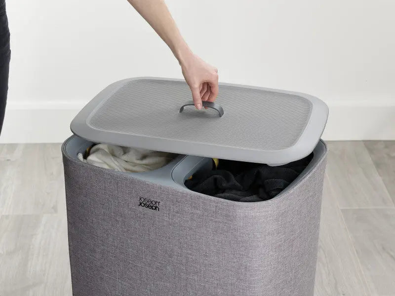 Joseph Joseph Tota 90L Laundry Separation Basket - Grey  Laundry Baskets