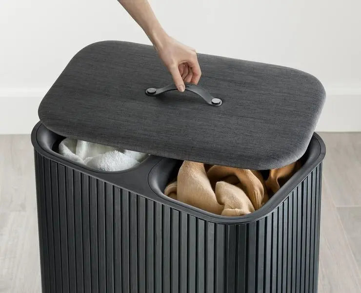 Joseph Joseph Tota Luxe 90L Laundry Basket (Black)