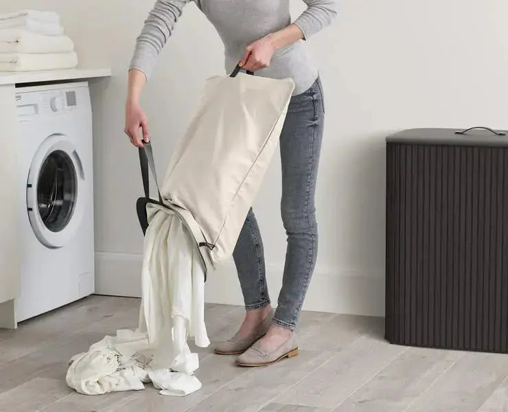 Joseph Joseph Tota Luxe 90L Laundry Basket (Black)  Laundry Baskets & Bags