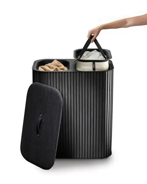 Joseph Joseph Tota Luxe 90L Laundry Basket (Black)
