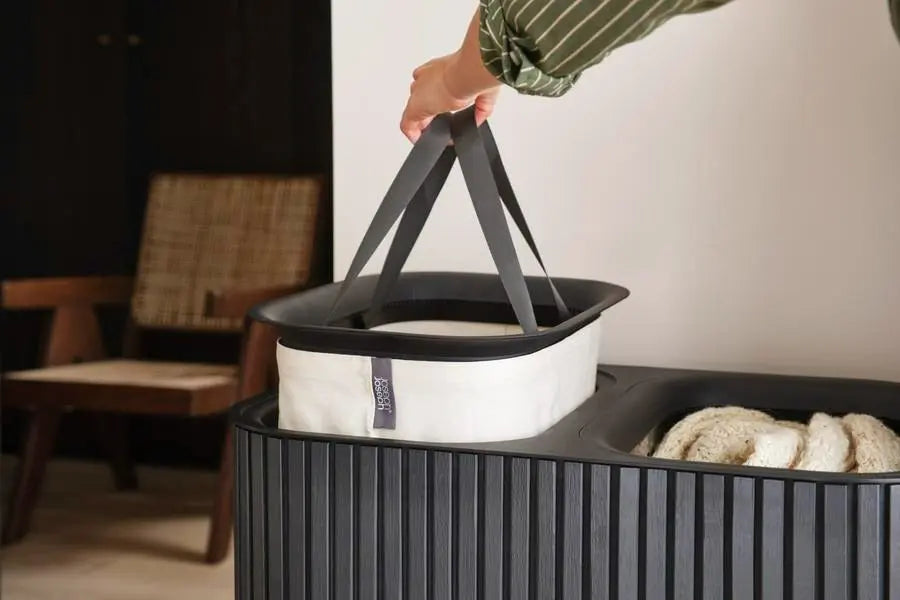 Joseph Joseph Tota Luxe 90L Laundry Basket (Black)
