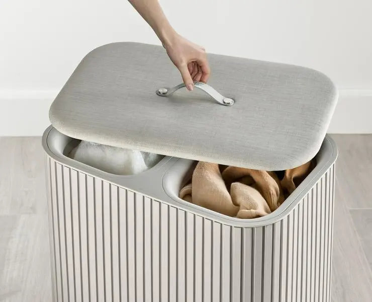 Joseph Joseph Tota Luxe 90L Laundry Basket (Ecru)