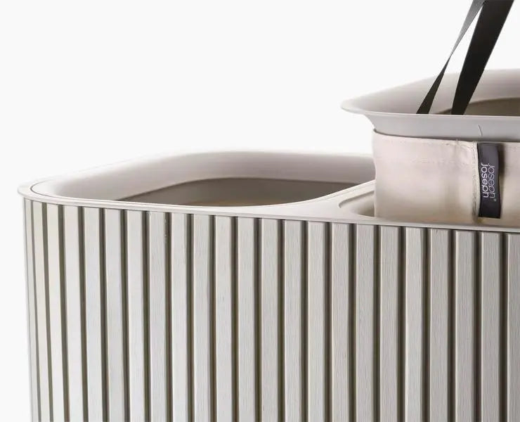 Joseph Joseph Tota Luxe 90L Laundry Basket (Ecru)