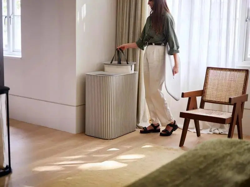 Joseph Joseph Tota Luxe 90L Laundry Basket (Ecru)  Laundry Baskets