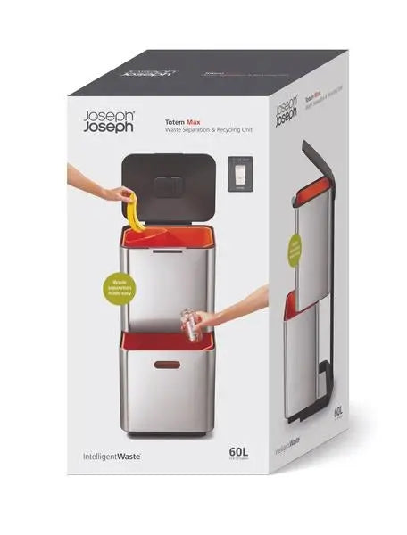 Joseph Joseph Totem Max 60-litre - Stainless Steel