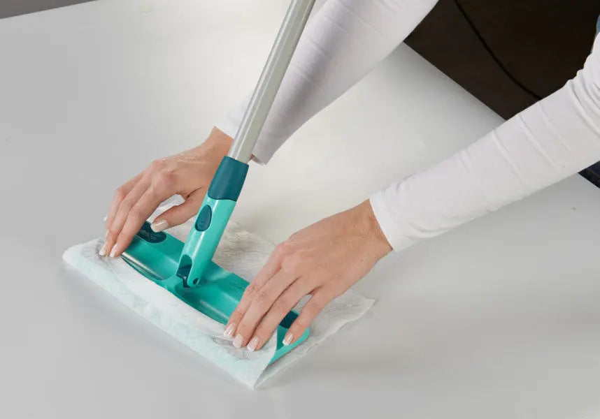 Leifheit Click System Clean & Away Floor Duster with Static Dust Cloths  Dusters