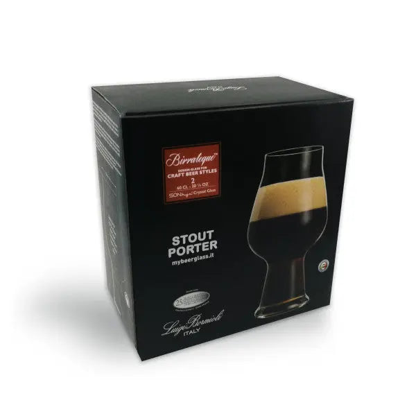 Luigi Bormioli Birrateque Stout 600ml - Set 2  Beer Glasses