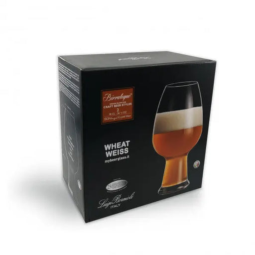 Luigi Bormioli Birrateque Wheat 780ml - Set 2  Beer Glasses