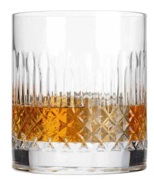 Luigi Bormioli Diamante Double Old Fashoined 380ml - Set 4  Tumblers