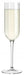 Luigi Bormioli Jazz Flute 210ml - Set 4  Wine Glasses