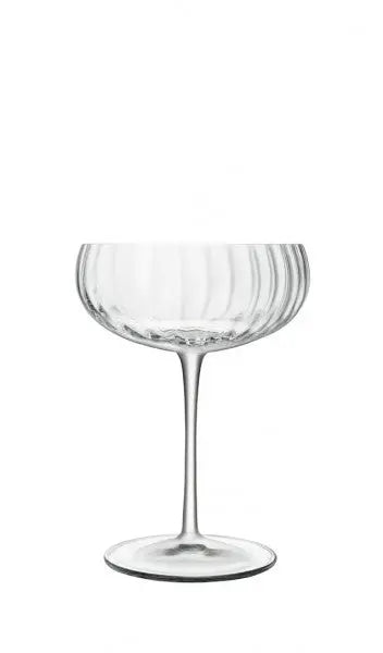 Luigi Bormioli Optica Champagne 300ml - Set 4  Wine Glasses