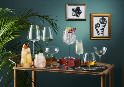 Luigi Bormioli Optica Stemless 570ml - Set 4  Wine Glasses