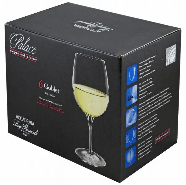 Luigi Bormioli Palace Wine 480ml  Wine Glasses