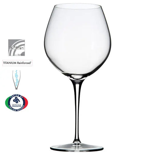 Luigi Bormioli Vinoteque Pinot Wine Glass 660ml - Set 2  Wine Glasses