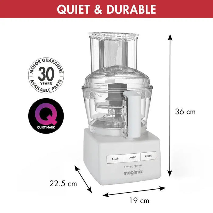 Magimix 3200XL Food Processor – White  Food Processors