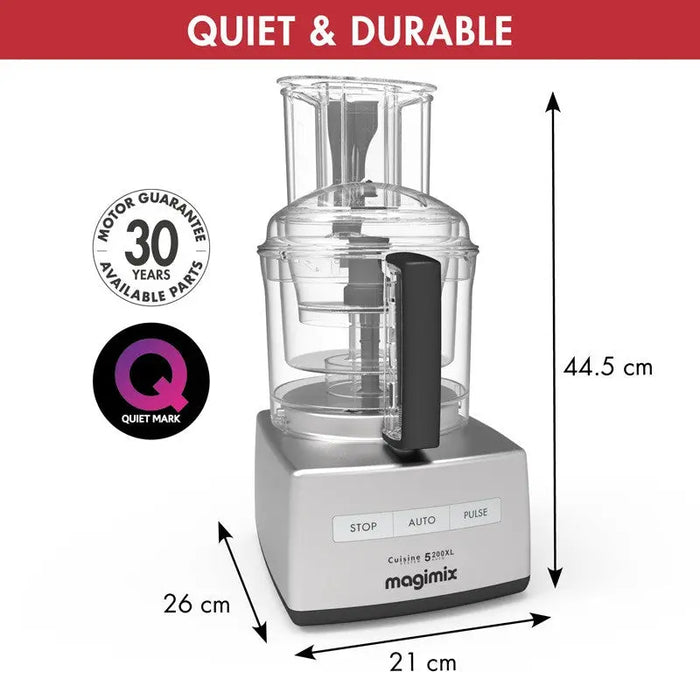 Magimix 5200XL Food Processor – Satin  Food Processors