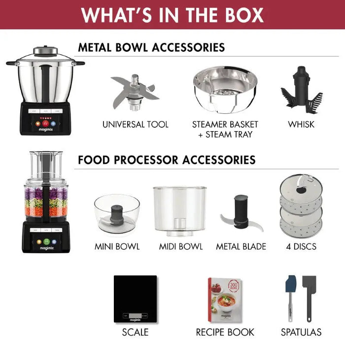 Magimix Cook Expert Induction Cooking Processor – Black  Cooking Processor
