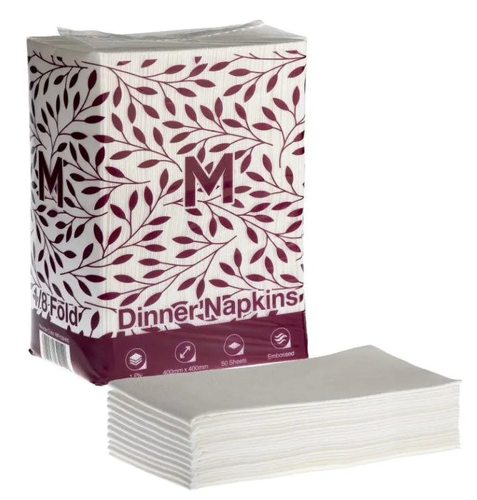 Matthews Airlaid Dinner Napkins Fold - 1 Ply FSC®  Cocktail Napkins