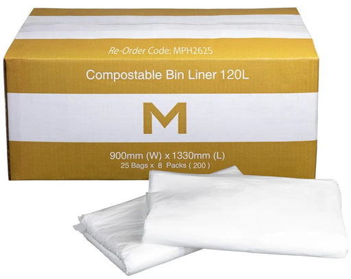 Matthews Compostable Bin Liners 120L  Wheelie Bin Liners