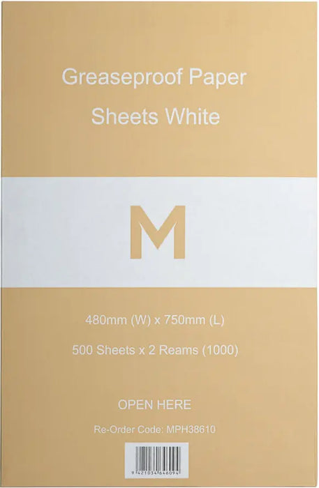 Matthews Greaseproof Paper Sheets  Greaseproof Paper