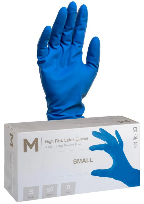Matthews High Risk Latex Gloves 18.5g - 10x50 Pack  Disposable Gloves