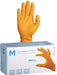 Matthews Nitrile Orange Diamond Gloves 9.0g - 10x100 Pack  Disposable Gloves
