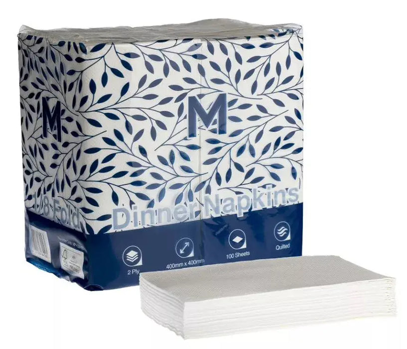 Matthews Quilted Dinner 1/8 Fold - 2 Ply FSC® Mix (800)  Cocktail Napkins
