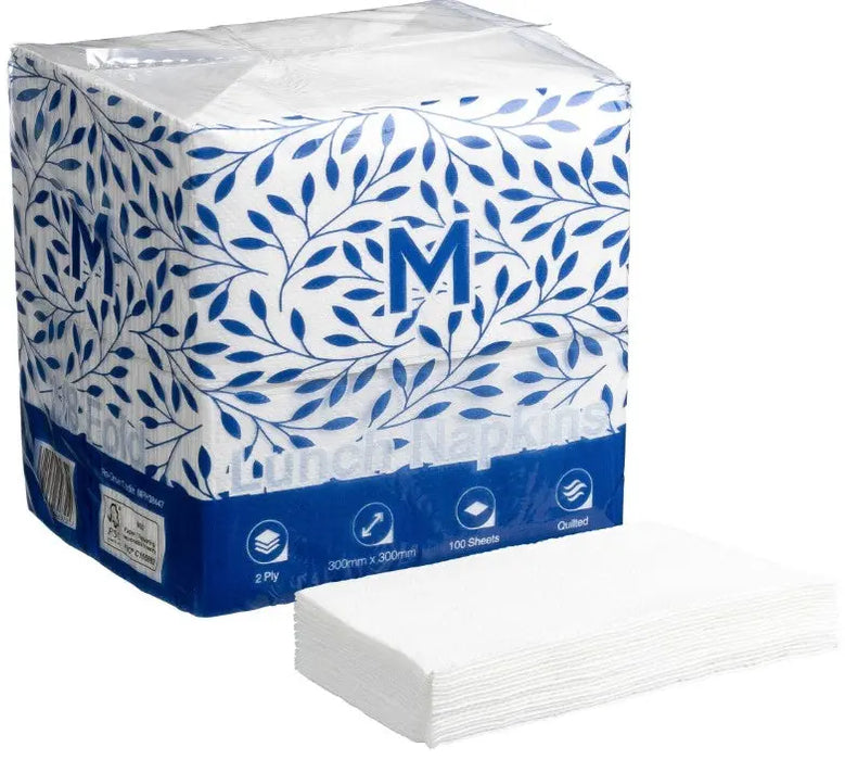 Matthews Quilted Lunch Napkins 1/8 Fold - 2 Ply FSC® Mix (Copy)  Cocktail Napkins