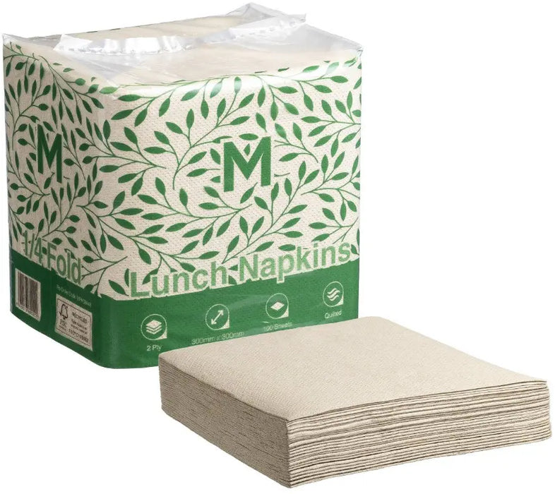 Matthews Quilted Napkins 1/4 Fold - 2 Ply FSC® Mix (Copy)  Cocktail Napkins