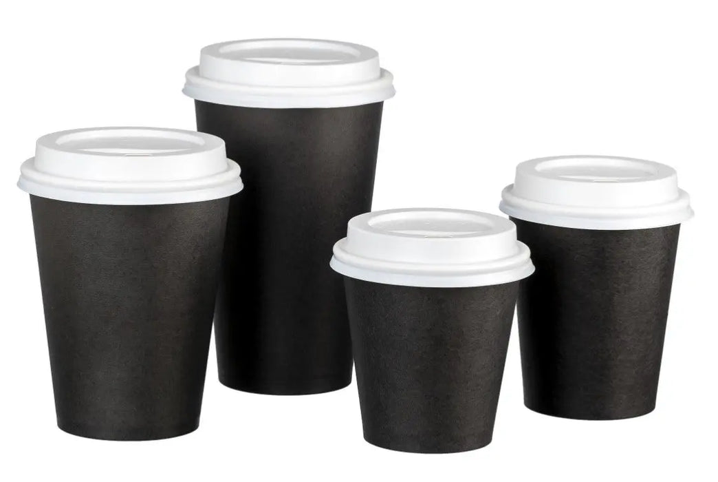 Matthews Single Wall PE Paper Cups Black  Paper Cups
